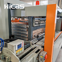 Machine d'assemblage automatique de collars de palettes HICAS SF4070 avec système d'enfilage de broches et empilage 4 systèmes, Yaskawa CE pour collars