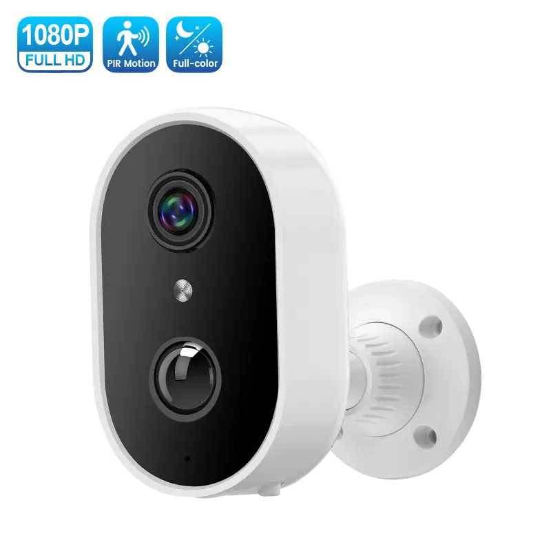 1080P Draadloze Ip Low Power Lithium Batterij-aangedreven Camera Pir Human Detection Outdoor Smart Wifi Cctv Batterij Camera