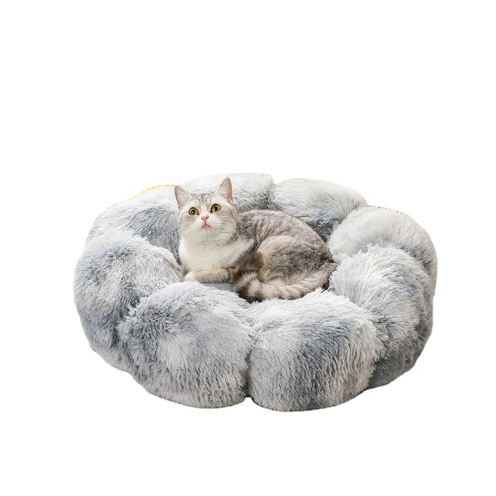 سرير للكلب على شكل بتلة سرير ناعم ودافئ لكلب به قاع مانع للانزلاق سرير كلب مخصص بسعر الجملة