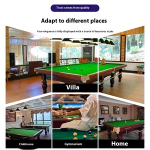 Cao cấp phong cách Mỹ Tám-Ball thương mại billiard bảng rắn gỗ chân cho hồ bơi Câu lạc bộ nhà sử dụng bán buôn nhà sản xuất - Product Image 4