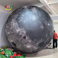 Festival décorant la grande lune gonflable ballon gonflable système solaire boule de planète