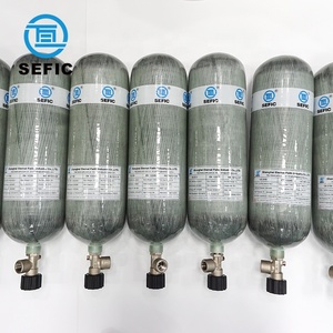 Hot bán 3L 6.8L 9L 12L sợi Carbon không khí xe tăng sợi carbon xi lanh Scuba Tank xi lanh - Product Image 5