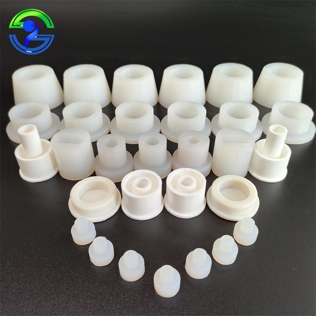 Oem Customize Sealing Natural Rubber End Cap With Various Sizes Fixed Silicone Rubber Plug/stopper Sealing Parts Rubber Stopper