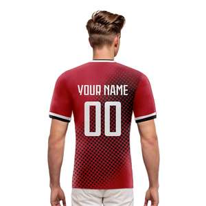 Egypte Custom Voetbalshirt met Gepersonaliseerde Naam Nummer Trainingsvoetbalshirts voor Heren Dames Jeugd Fans Cadeaus S-4XL - Product Image 5