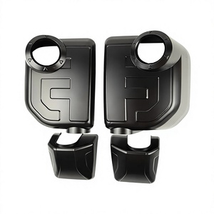 Pour Toyota FJ Cruiser Noir, 4 pièces, texture carbone, ensemble complet de coques de rétroviseurs - Product Image 5