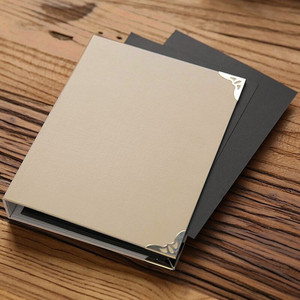 Carnet à feuilles mobiles A5 Tgyw, <span class=keywords><strong>album</strong></span> photo DIY, scrapbook, journal en papier kraft vierge, livre de souvenirs de voyage, cadeau avec couverture en kraft - Product Image 6