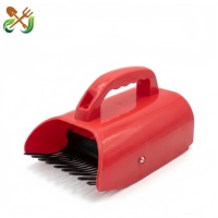Recogedor de Bayas de Plástico Ligero para Jardín con Mango Ergonómico, Herramienta de Cosecha Rápida de Frutas para Arándanos y Frambuesas