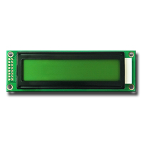 Módulo de Pantalla LCD Monocromática STN de 20x2 Caracteres, Pantalla Alfanumérica para Equipos e Instrumentos
