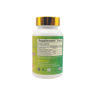 Voedingssupplement Diepzeevis Olie Capsule In Omega 3 Betere Kwaliteit Visolie Softgel Capsule Voor Gezondheidssupplement 1000Mg - Product Image 5