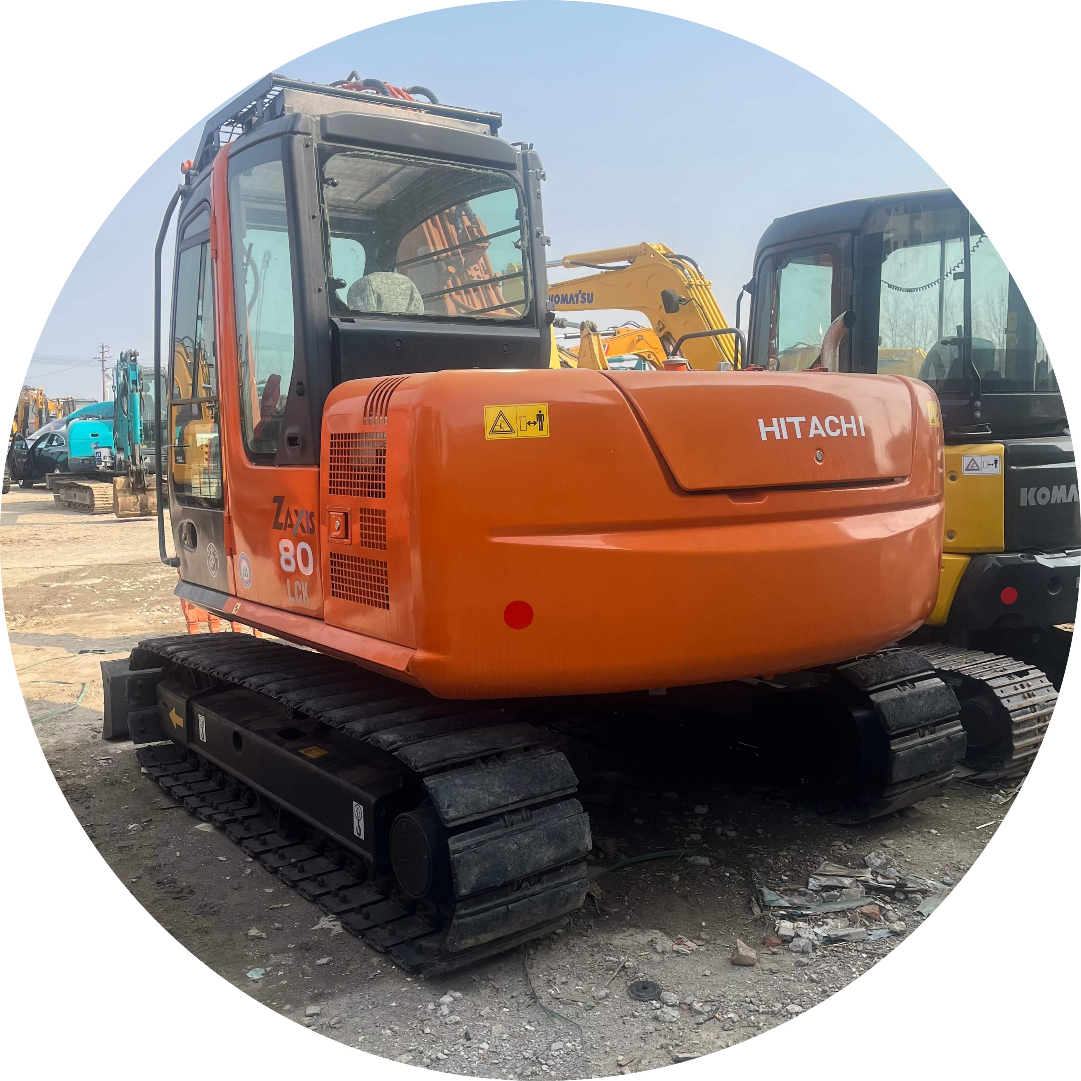 Used Hitachi ZX80 Excavators - Reliable Earthmoving Tools