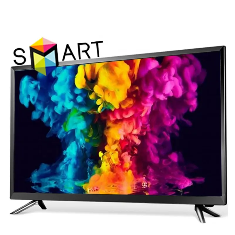 Guangzhou TV Verified Supplier 4K HD 43 40 32 inch lcd android led tv 40" 42" 43" 24" 32" smarttv smartv smart tv with dvb-t2