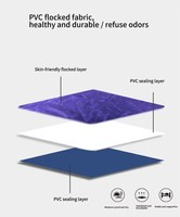 Matelas pneumatique gonflable ultra-épais, pliable, en PVC moderne, renforcé, capacité de charge de 300 kg, chambre à coucher, extérieur, école, hôtel, parc