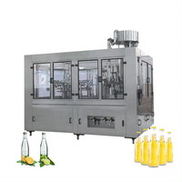 Línea de Producción Automática para el Llenado de Botellas de Agua, Cola, Refrescos y Bebidas Carbonatadas, Máquina para la Elaboración de Refrescos Carbonatados