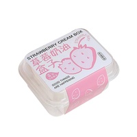 Vente en gros de boîtes à gâteaux jetables rectangulaires en plastique, récipient pour desserts tiramisu avec couvercles transparents, emballage en mousse carrée, boîte pour animaux de compagnie