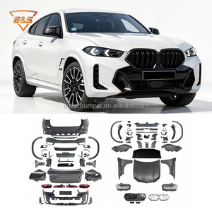 Kit de Carrocería al Por Mayor para <span class=keywords><strong>BMW</strong></span> <span class=keywords><strong>X6</strong></span> Serie E71 (08-14), Actualización a Estilo G06 MT <span class=keywords><strong>2023</strong></span>+, Parachoques con Luces y Capó - Product Image 5