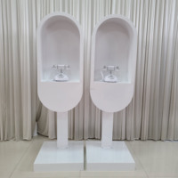 Cabine téléphonique décorative pour fête, avec éclairage LED, en métal blanc, support de livre d'or audio, cabine téléphonique blanche pour décoration de mariage