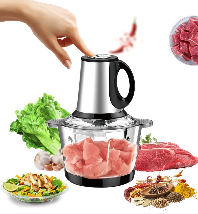 Electric Meat Grinders Commercial Kitchener Food Chopper Grander Mixer Yam Pounding Machine Mincer meat grinder