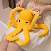 Peluche de poulpe mignonne, douce et moelleuse, jouet en peluche animal marin pour amis, famille, décoration de la maison, chambre, canapé, cadeau