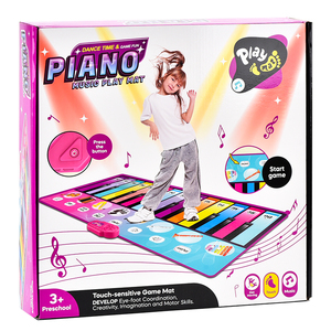 2024 Trẻ Em 14-Key Đàn Piano Trò Chơi Mat Đồ Chơi Kích Thước Lớn Đa Chức Năng Âm Nhạc Nhảy Bàn Phím Nhựa <span class=keywords><strong>Guitar</strong></span> Chơi Mat Đồ Chơi Mô Phỏng Mới - Product Image 6