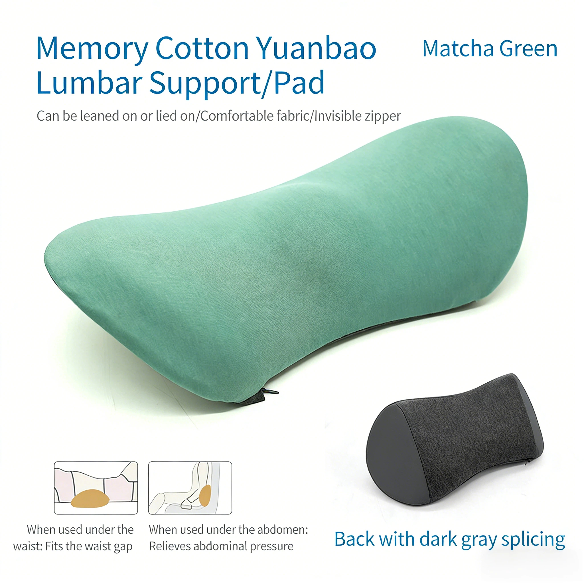Tissu sweat en vert matcha et gris foncé