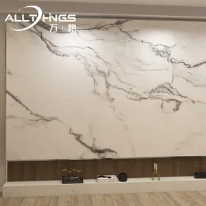 Uv Highlight Populair Design Moderne Mode Woonkamer Tv Achtergrond Aangepaste Kleur Woonkamer Export Wandpanelen