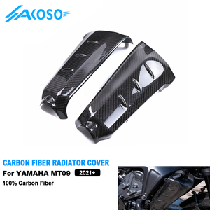 AKOSO 3K fibra <span class=keywords><strong>de</strong></span> carbono completa accesorios <span class=keywords><strong>de</strong></span> motocicleta tanque <span class=keywords><strong>de</strong></span> <span class=keywords><strong>agua</strong></span> paneles laterales cubierta <span class=keywords><strong>de</strong></span> radiador para <span class=keywords><strong>Yamaha</strong></span> MT09 FZ09 <span class=keywords><strong>2021</strong></span> -2024 - Product Image 1