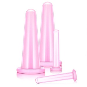 Set de Ventosas de Silicona para Masaje Facial, Reafirmación de la Piel, Lifting Facial y de Cuello, Grado Alimenticio, Orificio Único - Product Image 2