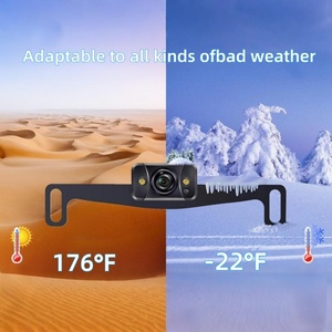 Phổ không thấm nước xe phía sau xem 2 đèn LED đảo ngược máy ảnh với Màn hình 4.3 có dây Hệ thống <span class=keywords><strong>camera</strong></span> xe - Product Image 2