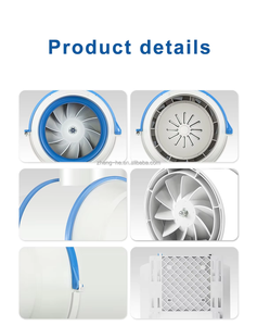 Ventilateur de conduit d'échappement AC avec <span class=keywords><strong>hotte</strong></span> <span class=keywords><strong>aspirante</strong></span> à deux vitesses 4/6/8/10/12 pouces pour aspiration de cuisine - Product Image 5