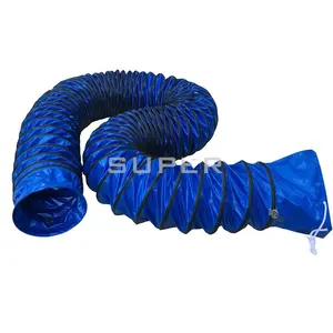 200mm x 10m PVC Industrial Flexible Ventilation Air Blower Duct Hose Pipe