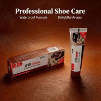 Tube de cirage pour chaussures Black Bull à pression facile, pour un polissage manuel des chaussures sans effort