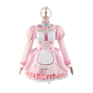 Disfraz de Cosplay de Anime para Mujer, Disfraz de Chocola y Vanilla, Disfraz de Sirvienta Chocola, Vestido Lolita - Product Image 1