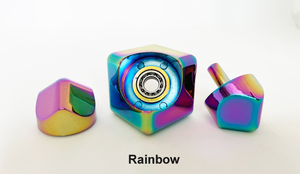 Nc Máy tính để bàn Kim Loại Thần Tài <span class=keywords><strong>Spinner</strong></span> Magic Cube chống lo lắng tập trung thần tài đồ chơi 4 trong <span class=keywords><strong>1</strong></span> ngón tay đầu cảm giác đồ chơi cho trẻ em và người lớn - Product Image 3