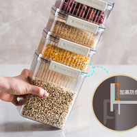 Offre Spéciale de haute qualité 600ml hermétique alimentaire conteneur de stockage cuisine boîte de rangement céréales stockage organisateur