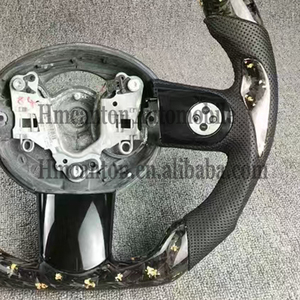 Volante Deportivo de Fibra de Carbono Forjado con Empuñadura de Cuero M Performance para BMW Mini Cooper S R56 R61 - Product Image 4