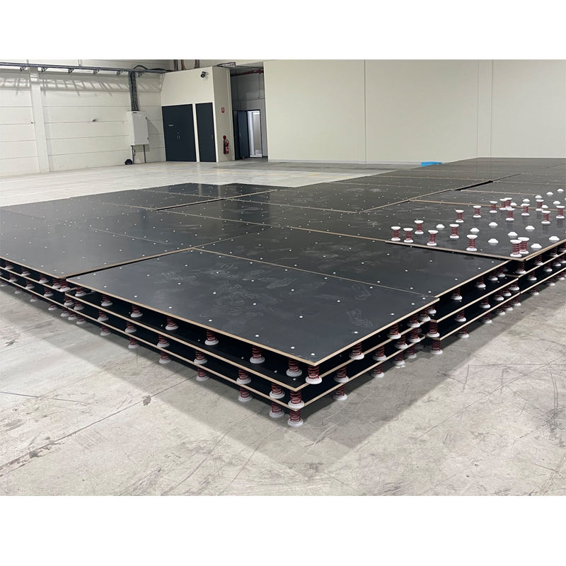 Professional Gymnastics Sprung Floor 42ft*42ft 42ft*54ft Cheerleading Mat  with Spring Board for Excise,training, Competition