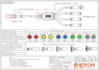 Cable Conector Impermeable M8 de 2, 3 y 4 Pines, Macho y Hembra, Divisor en Y para Bicicleta Eléctrica, Cable Conector Impermeable Mini para Tira de LED