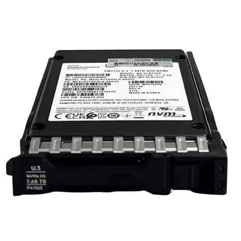 In Stock P63837-B21 7.68TB NVMe Gen4 High Performance Read Intensive SFF BC U.3 CM7 SSD