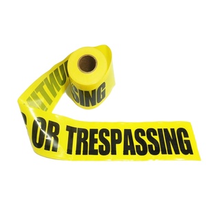 Cảnh báo Băng <span class=keywords><strong>PE</strong></span> tín hiệu không có độ bám dính an toàn gắn cờ rào cản CAUTION cảnh báo Băng sử dụng để đóng gói thùng carton - Product Image 3