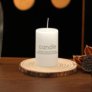Wholesale Handmade White Large Pillar <strong>Candles</strong> Romantic Home Decoration Birthday <strong>Wedding</strong> Parties - Product Image 5