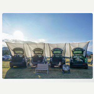 Accesorios para acampar al aire libre, toldo trasero portátil impermeable para tienda de campaña, toldo trasero para coche para modelo <span class=keywords><strong>Y</strong></span> - Product Image 4