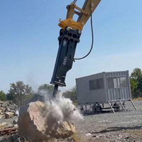 155mm Meißeldurchmesser Geräuscharmer Hydraulikhammer für 27-33 Tonnen Bagger Kompatibel mit Sany SY335 Doosan DX300