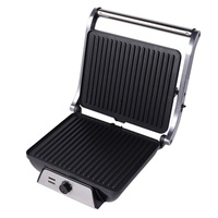 RSC 2000W Machine à sandwich électrique à plaque plate pour la maison, presse à panini double rainurée PG022
