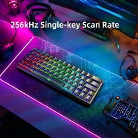 Clavier mécanique magnétique de jeu IROK ND63 Max ND63 Ultra ND68 Pro, disposition 60 %, RT0.001mm, 8K, latence 0.125ms, clavier gamer filaire