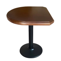 Table de salle à manger en bois massif, table de bar de style taverne, table de café, table rectangulaire pour restaurant occidental, table de forme irrégulière, style taverne commercial