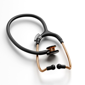 Deluxe Best Quality Double Head Stethoscope Synthetic <strong>Silicone</strong> Flexible <strong>Rubber</strong> <strong>Hose</strong> <strong>Durable</strong> Metal Plastic for Machinery Use - Product Image 3