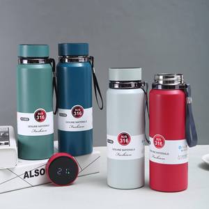 Flacons numériques intelligents Flacon à vide Thermos Termos Digitales Isolation métallique en acier inoxydable Bouteille d'eau intelligente pour enfants - Product Image 2