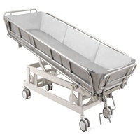 Leho Bain Chariot Douche pvc Matelas Hôpitaux Lit Douche Hydraulique pour Personnes âgées Handicapées Lits d'hôpital Lit de bain