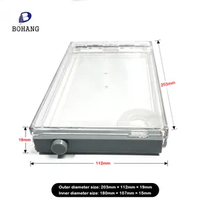 Bohang Transparent EAS Hard Tag Protection Box 58kHz Magnet Material SAFER For Retail Store Alarms AM System Magnetic Tag