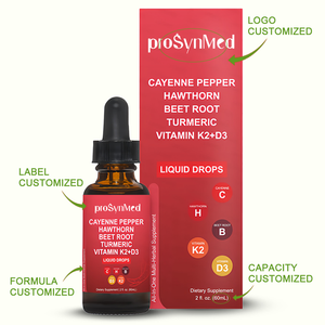 Gotas Líquidas Premium de Vitamina D3 K2 con Cayena Orgánica y <span class=keywords><strong>Espino</strong></span> Blanco - Apoyo para la Salud <span class=keywords><strong>del</strong></span> Corazón y los Huesos, Vegano, Absorción Rápida, Botella de 60 ml - Product Image 2